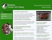 Tablet Screenshot of medway-timberanddamp.co.uk